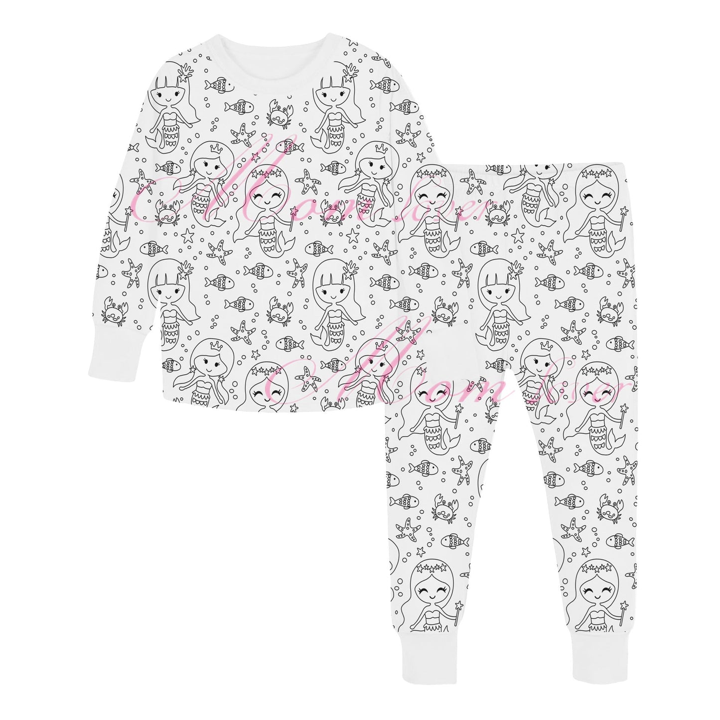 Rachel – Children's DIY Hand-painted Graffiti Pajamas Suit