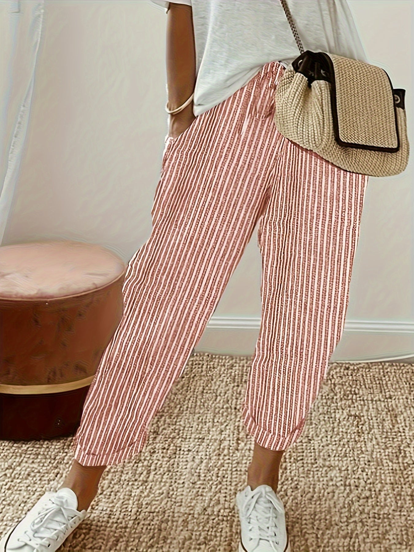 Mia - Striped Pants