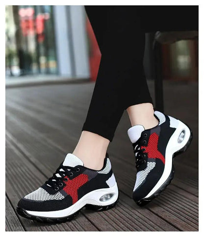 Arabella - Breathable Lace-Up Platform Sport Shoes for Women