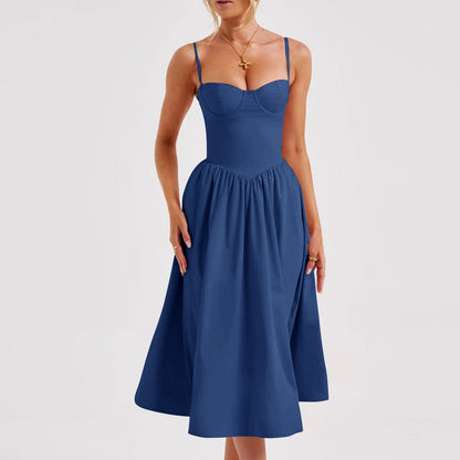 Joanne – French Retro Long Dress Court Style