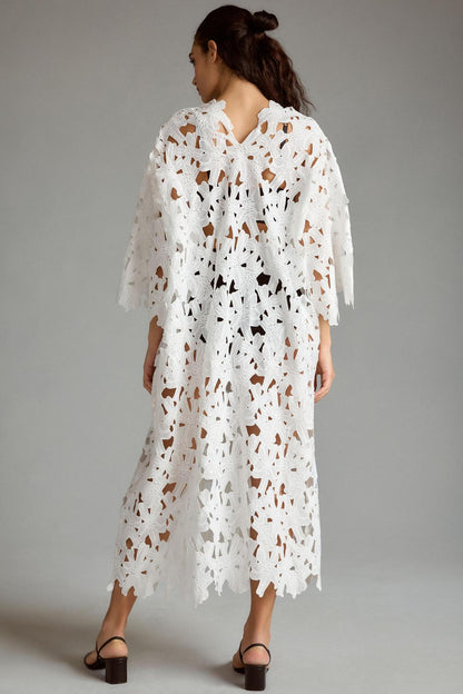 Adela -Lace Shirt Dress