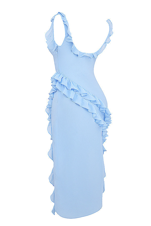 Viviana-Maxi dress with ruffles