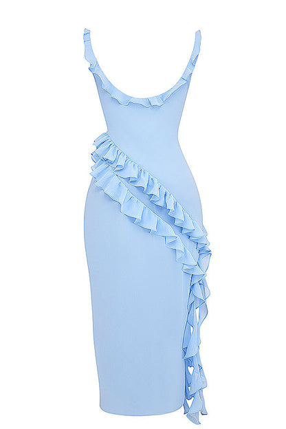 Viviana-Maxi dress with ruffles