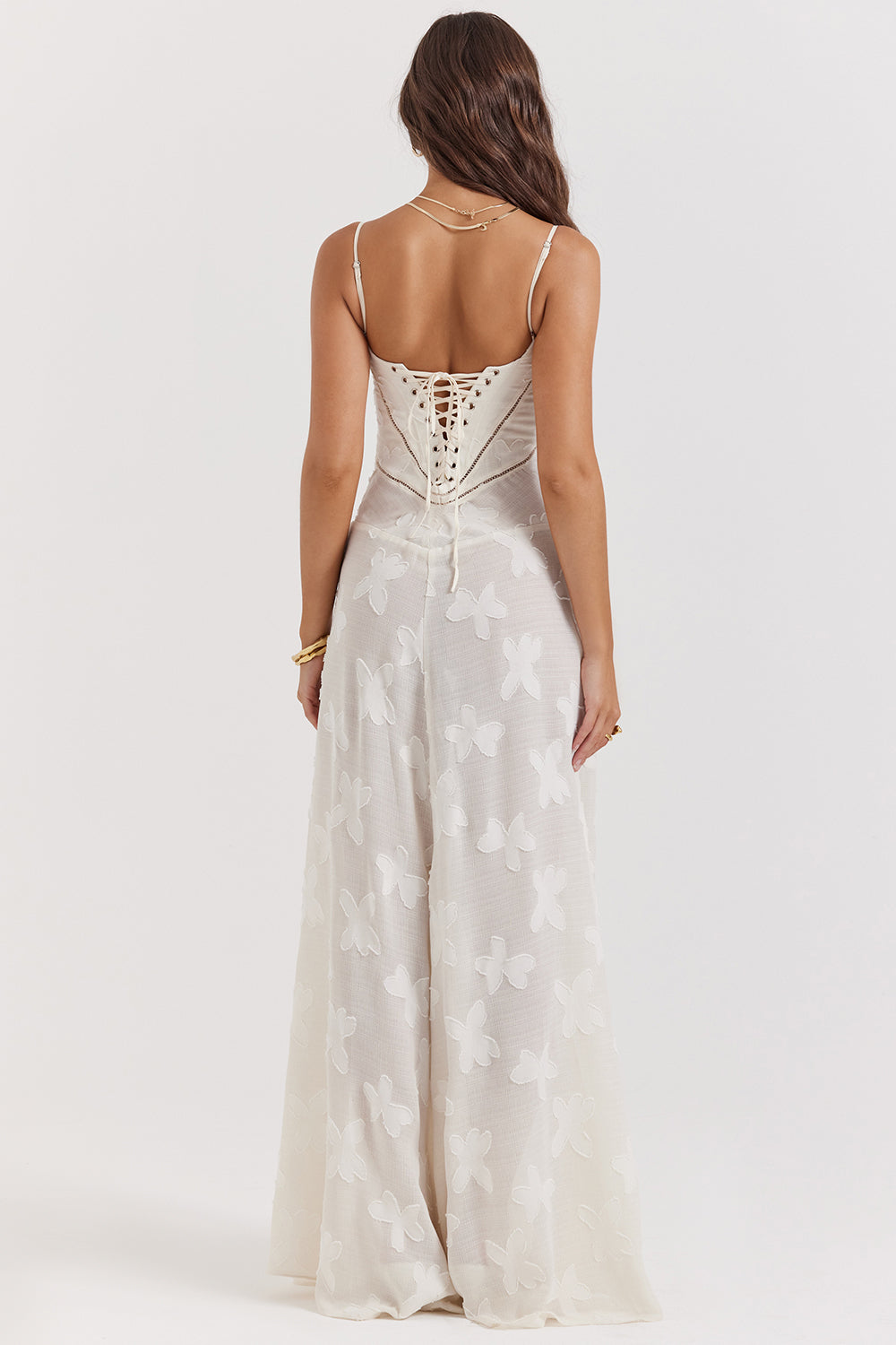 Kayla - Maxi dress with floral lace