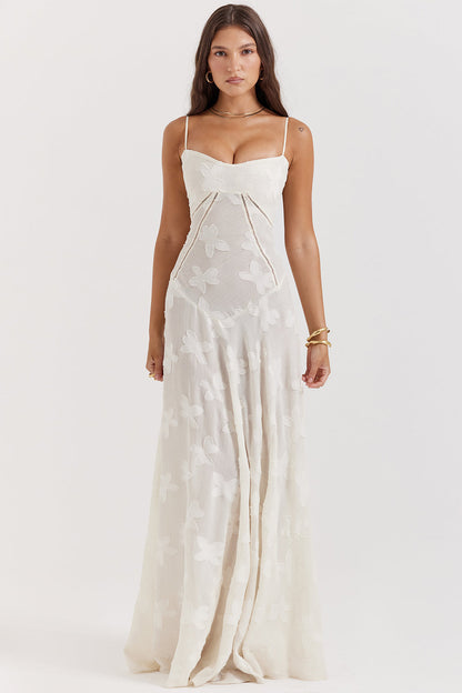 Kayla - Maxi dress with floral lace