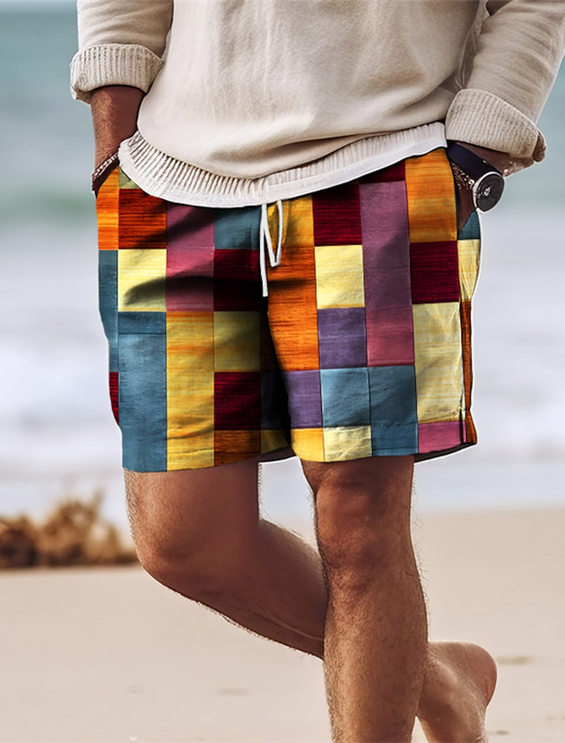 Ryan - Men's Colorful Printed Shorts